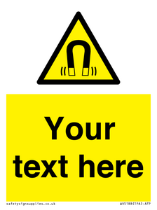 Custom Magnetic Field Sign